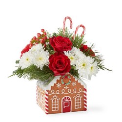 Gingerbread Bakery Bouquet from Clifford's where roses are our specialty